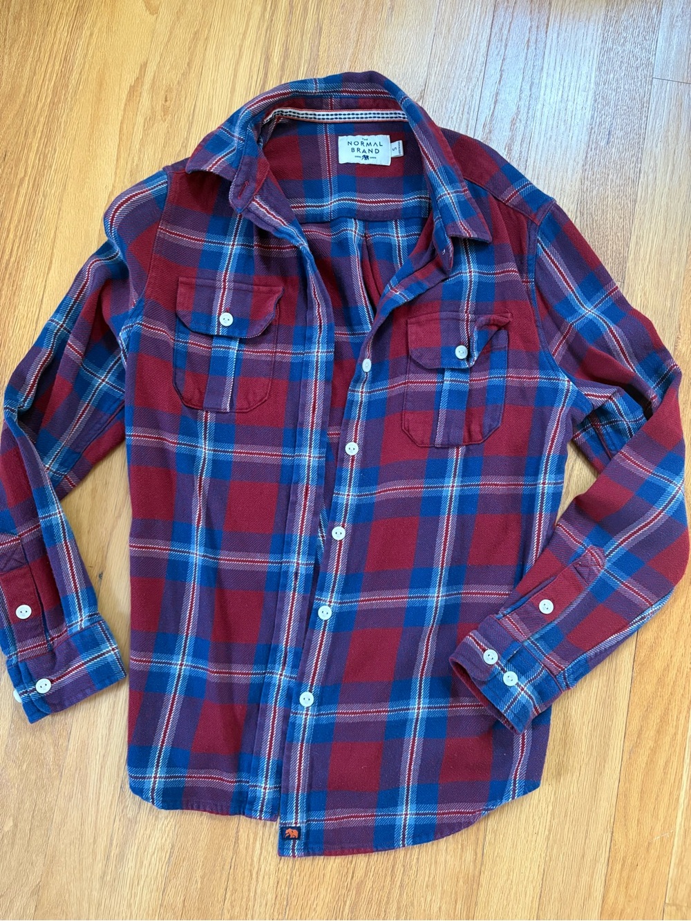 Women’s The Normal Brand Plaid Flannel Button-Up Shirt